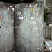 Gravestone with graffitis - Okunoin cemetary