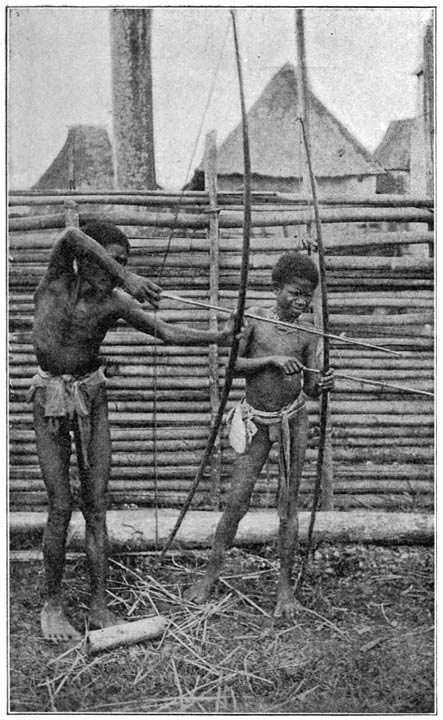 Negrito Aeta boys with bows and arrow Philippine old pictures photograph black and white Philippines Buhay Pinoy Filipino Pilipino  people photos life Philippinen   