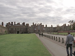 Entering Hampton Court