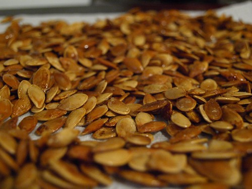 toasted pumpkin seeds