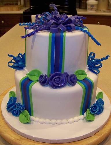 Fondant Birthday Cake