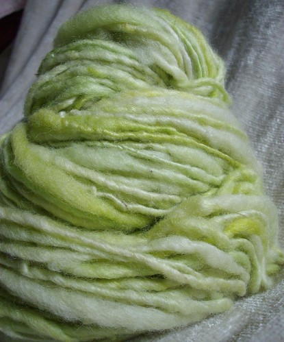leaf - handspun yarn