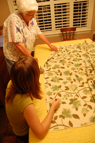 making curtains