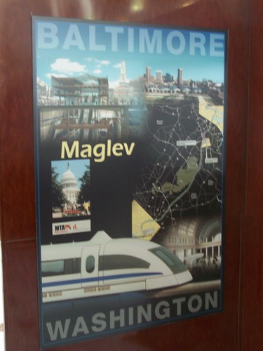 Baltimore Washington Maglev promotional poster