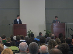 Picture from the NE-02 debate