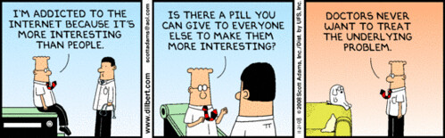 dilbert addicted to the internet