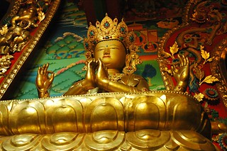 Avalokiteśvara, Chenrayzee or Chenrezig statue...