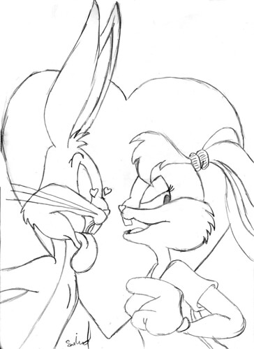 Lola Bunny & Bugs Bunny 