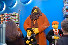 Lego Harry Potter, Hagrid, and Ron Weasley