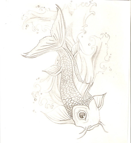  On how if you stepbystep drawing designs Easy koi fish drawing