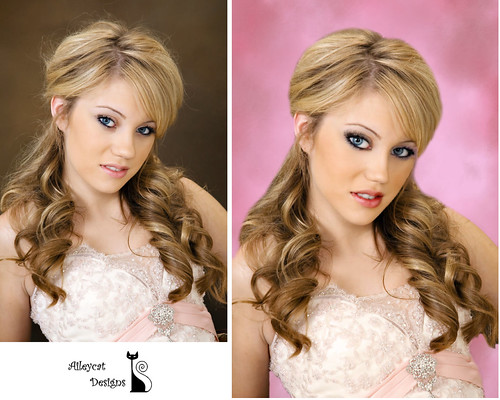 Pageant photo retouch