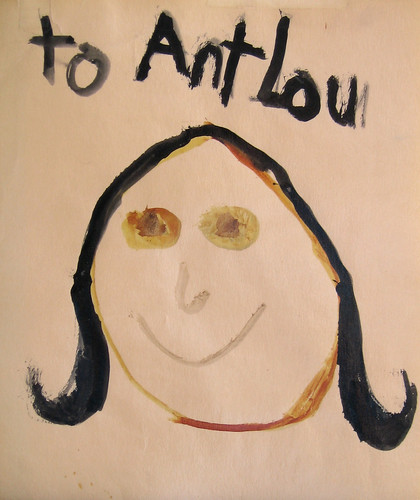 Childs drawing entitled Ant Lou