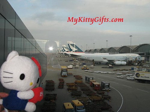 Hello Kitty at Hong Kong Airport