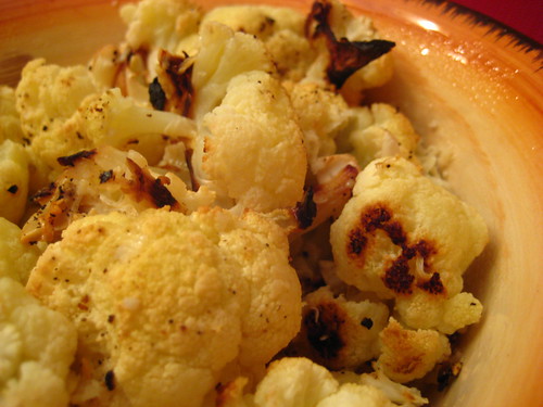 roasted lemon-y cauliflower