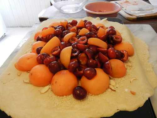 Peach and Cherry Galette _ 3022