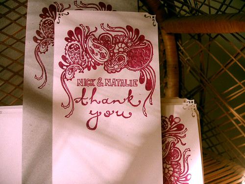 our thank you notes