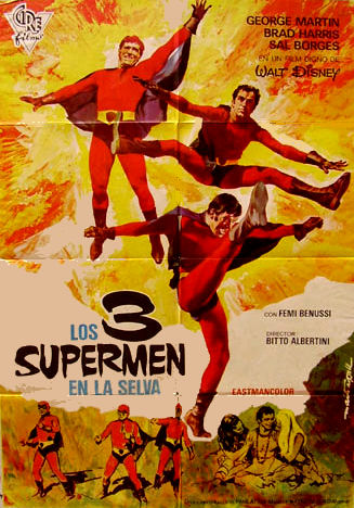 1970 - 3 supermen en la selva