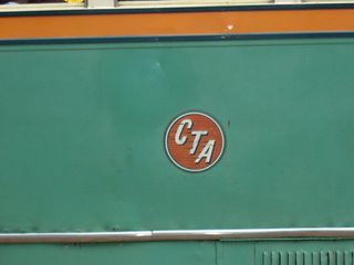 The original 1947 Chicago Transit Authority logo. The Illinois Railway Museum. Union Illinois. by Eddie from Chicago
