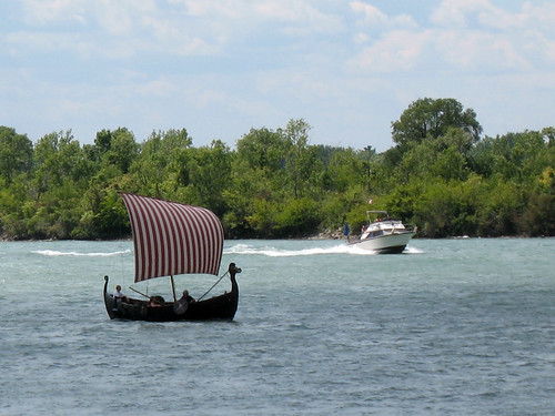Vikings Versus Pleasure Boaters