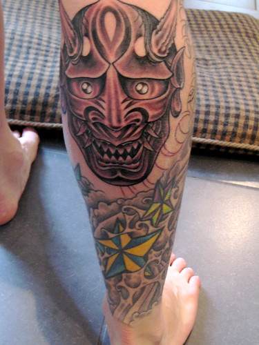 Hannya Mask Tattoo, Japanese Flower Tattoo, Japanese Koi Fish Tattoos,