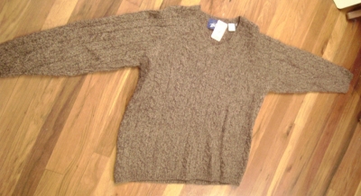 First Reclaimed Yarn Sweater