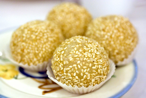 Mini fried sesame balls