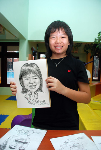 Caricature live sketching for Aloha Mini Carnival 2008 5