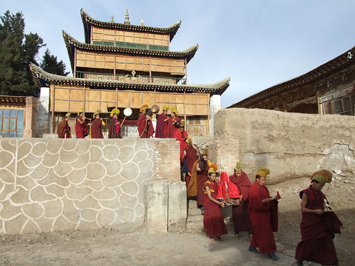 Leaving their monastery to perform an annual rite on the mountainside
