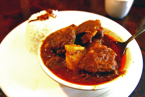 Mango Pork Curry at Spice Island Tea House