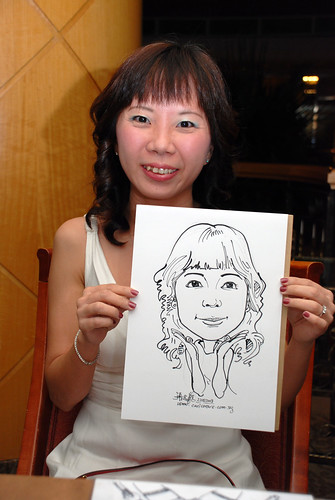Caricature live sketching Misumi SouthEast Asia D&D 7
