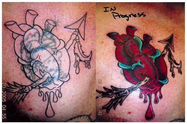 Bleeding Heart Tattoo