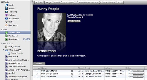 iTunes U: Funny People, 92nd Street Y