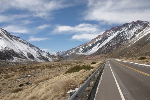 A beautiful downhill ride on the Argentinean side...
