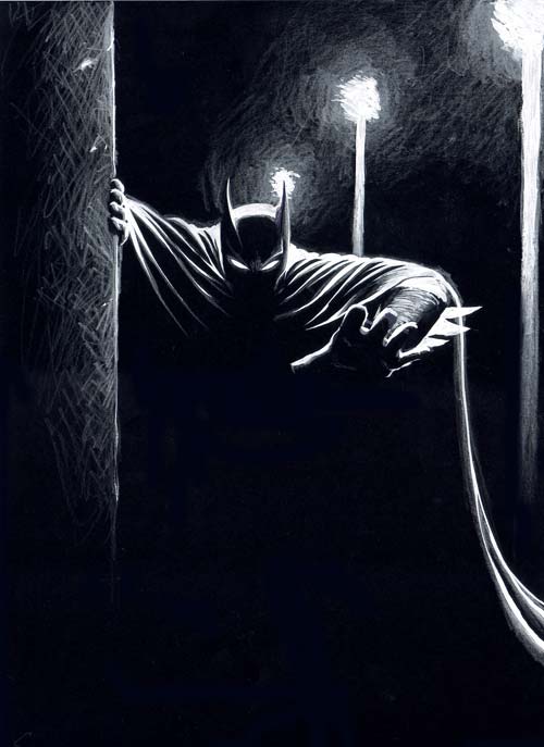 Batman the Watcher by Mario Cau, sketch