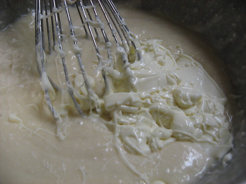 White Cupcakes, Adding White Chocolate to the Batter