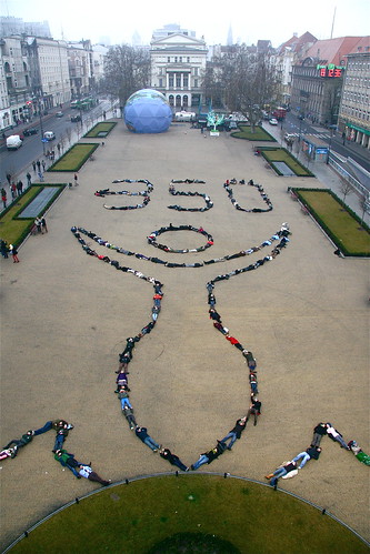 350 for Survival: Aerial Photo from Poznan, Poland