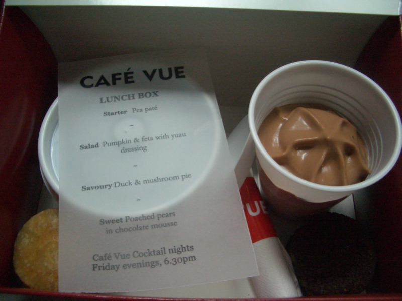 Cafe Vue June lunchbox