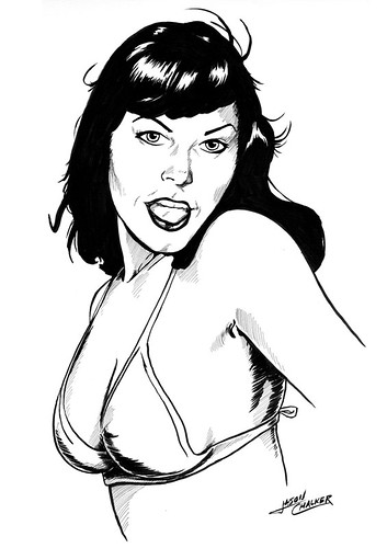 Betty Page passed away a few days ago Even though she hasn't modeled in