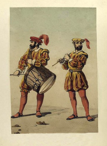 017-Tambor y pifano de infanteria año 1534
