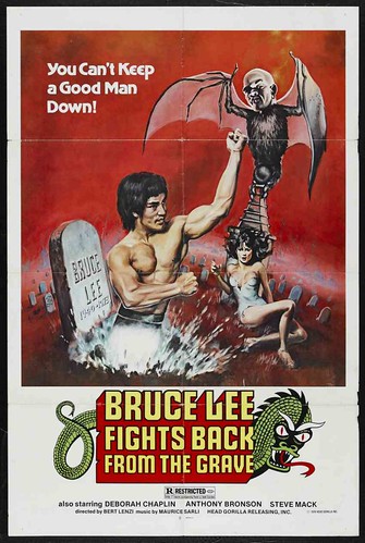 Bruce lee fights back from the grave