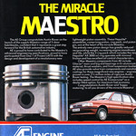 AE Pistons / Austin Maestro Advert