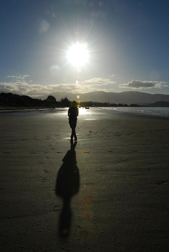 beautiful walk on pohara beach