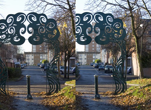 Park Gateway 3d Cross View See my 3D Cross Eyed set page for viewing