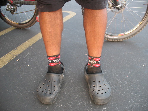 cycling crocs