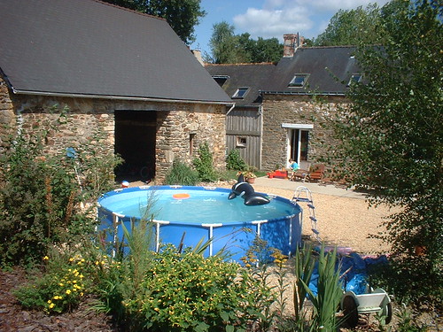 Our holiday home swimming pool