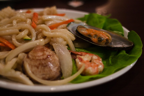 Korean BBQ: Seafood udon