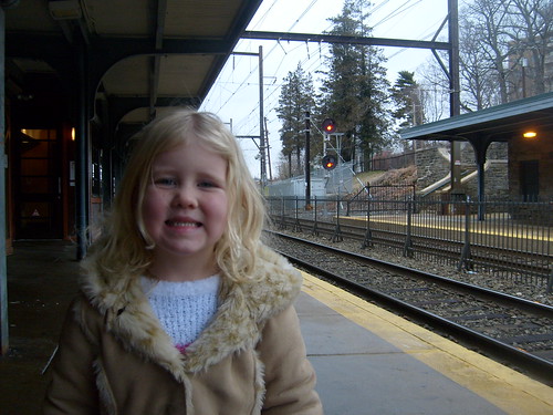 Waiting for the train