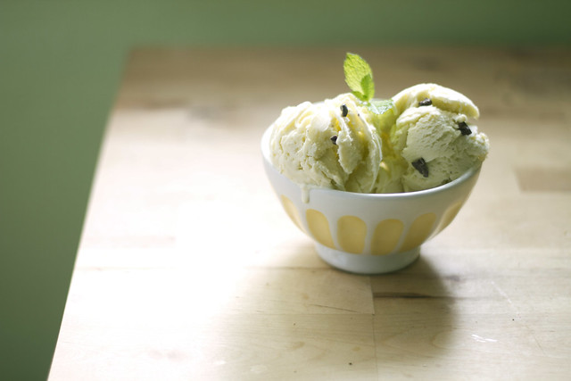 fresh mint ice cream