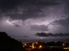 Lightning over the Bay of Trujillo