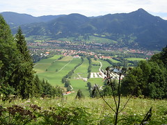 Lenggries seen from Brauneck